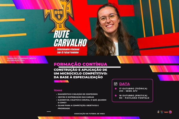 Formação Contínua de Futsal com inscrições abertas